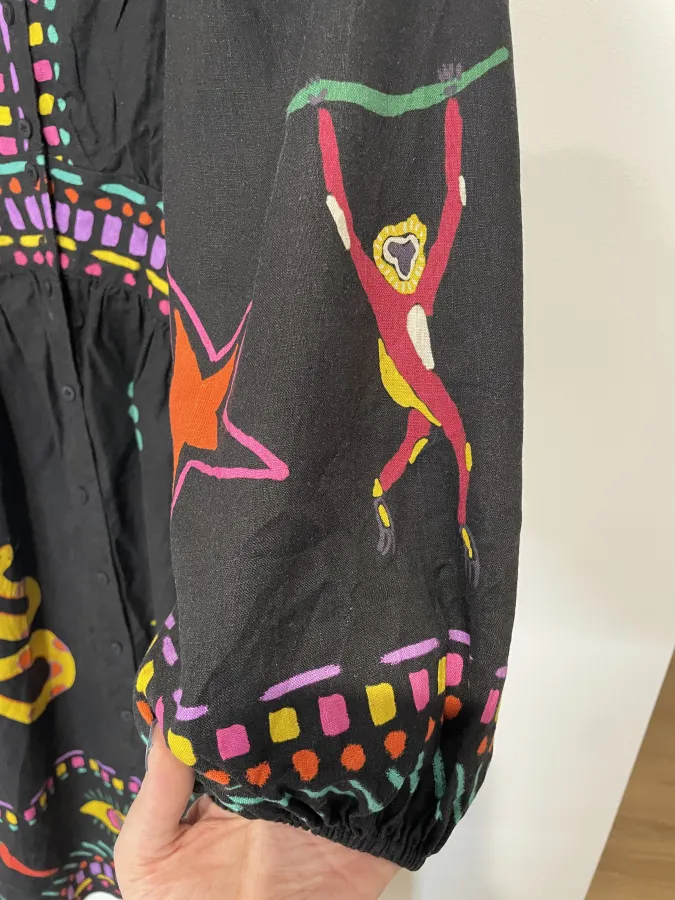 Gorman: Black & Bold Print Maxi Dress - Photo 4 of 11