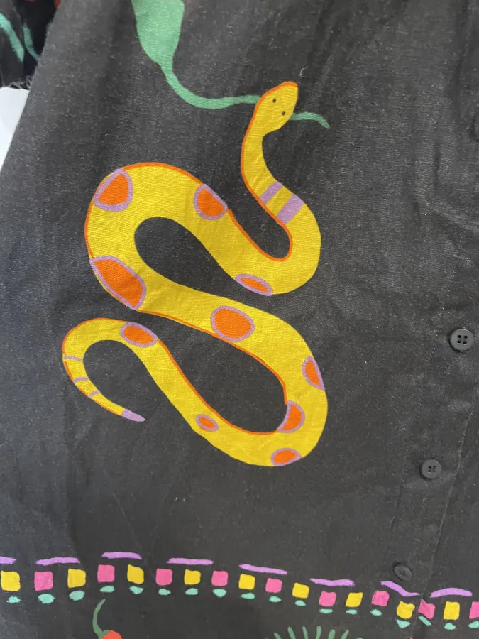 Gorman: Black & Bold Print Maxi Dress - Photo 5 of 11