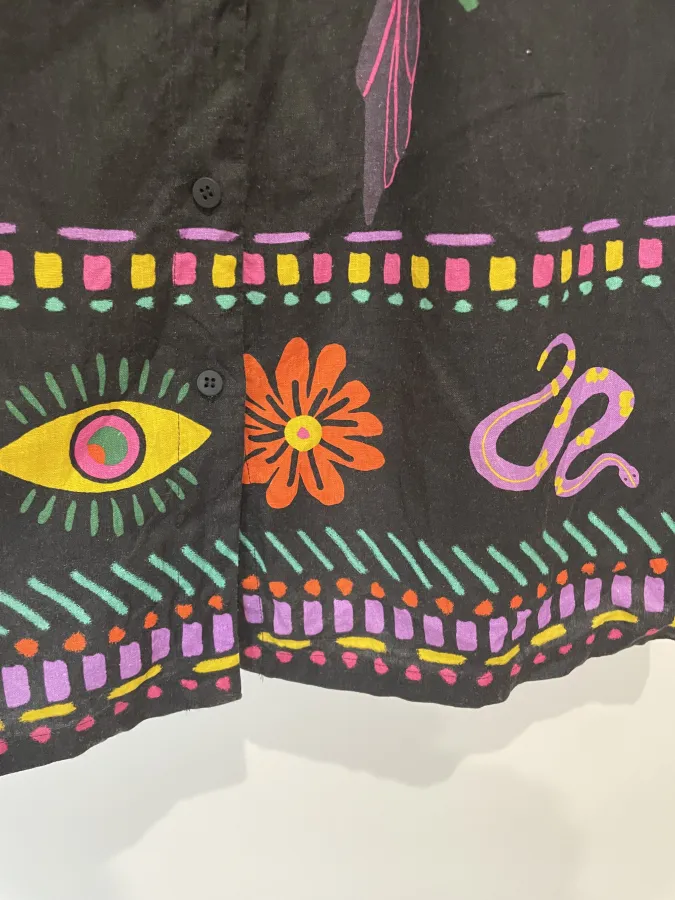 Gorman: Black & Bold Print Maxi Dress - Photo 7 of 11