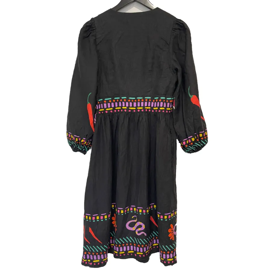 Gorman: Black & Bold Print Maxi Dress - Photo 11 of 11