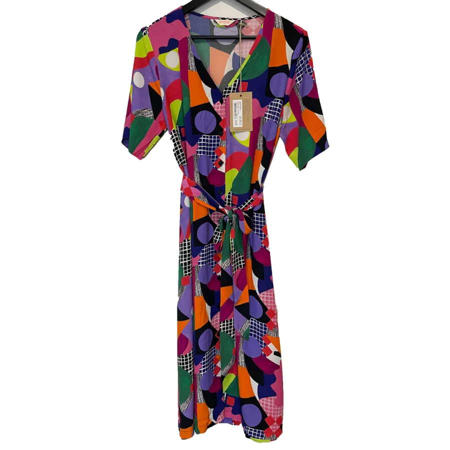 Gorman: Button Front Bright Midi Dress - Photo 1 of 8