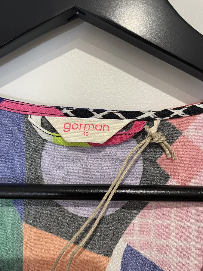 Gorman: Button Front Bright Midi Dress - Photo 5 of 8