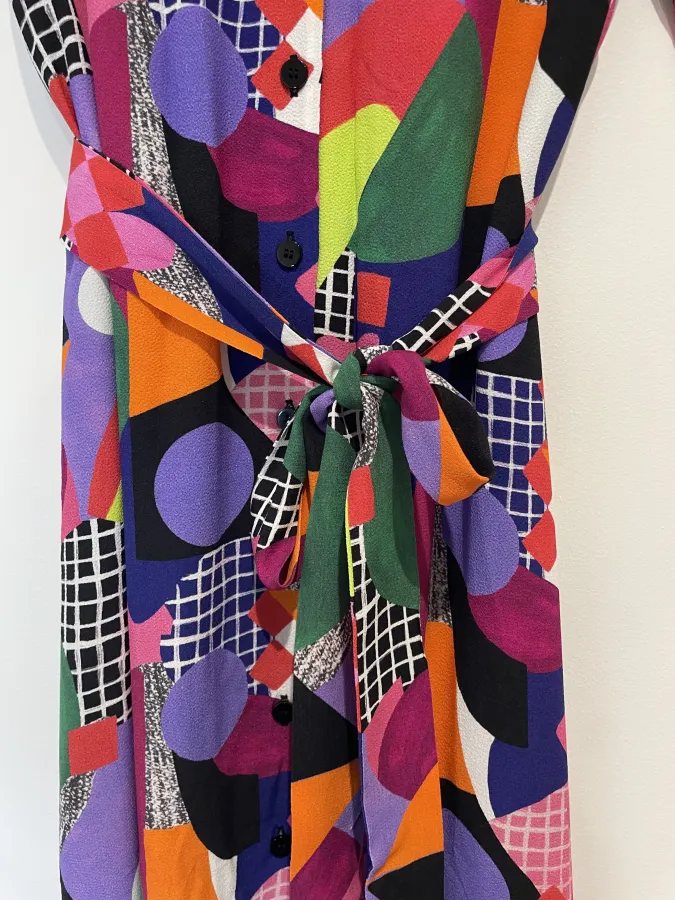 Gorman: Button Front Bright Midi Dress - Photo 7 of 8