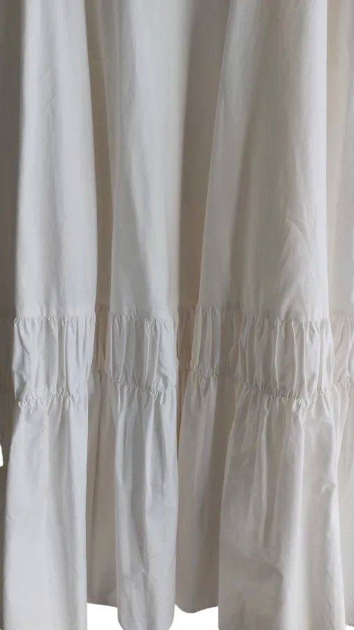 Sheike White Maxi Dress Size 8 – Spaghetti Strap Wrap-Back Tie Bow Cotton Dress - Photo 6 of 6