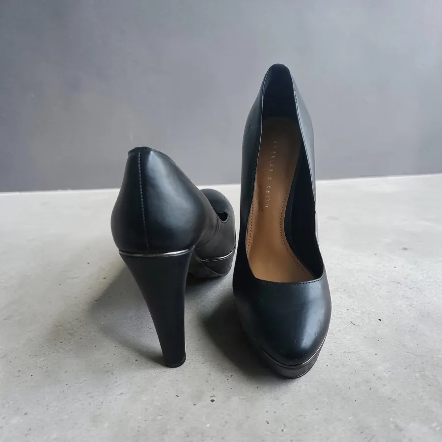 Charles & Keith High-Heeled Pumps Black Size 36 AU 5 - Photo 3 of 5