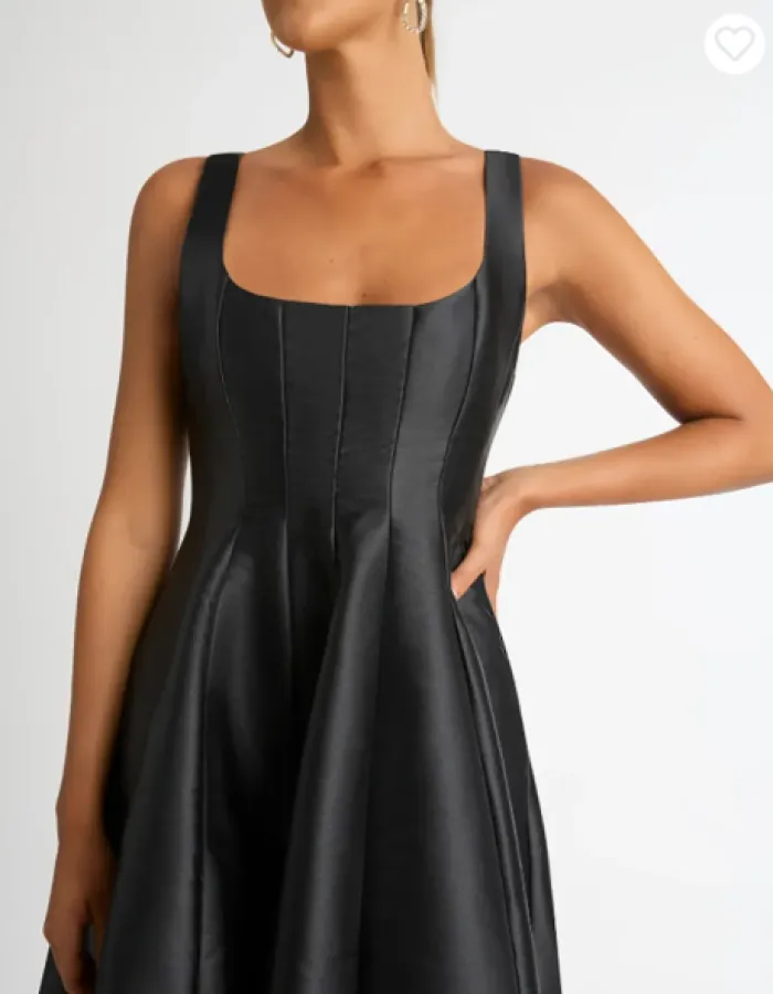 Sheike Karolina Midi Dress Black Size AU8, Original Price AU 249 - Photo 3 of 10