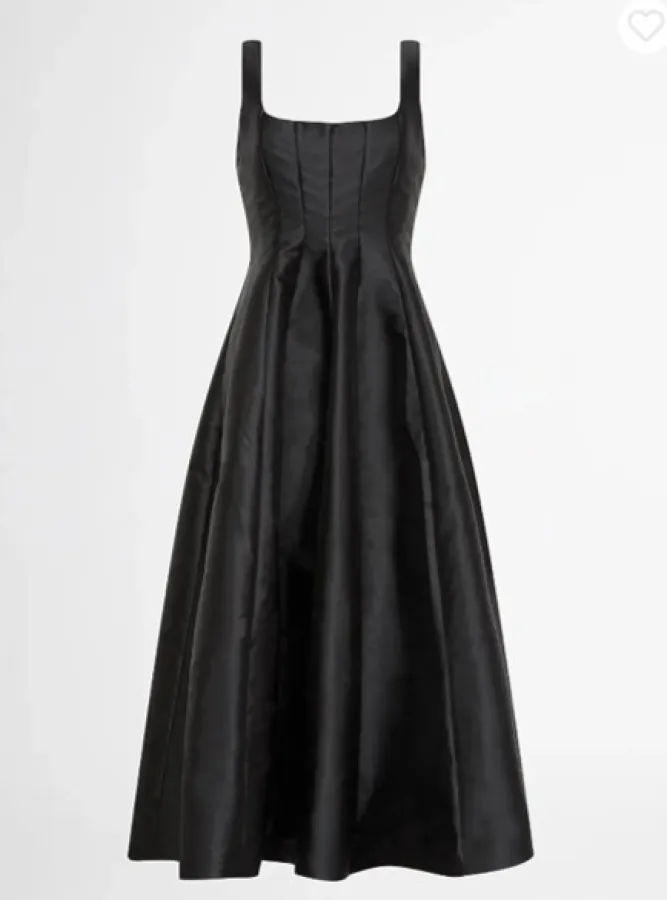 Sheike Karolina Midi Dress Black Size AU8, Original Price AU 249 - Photo 6 of 10