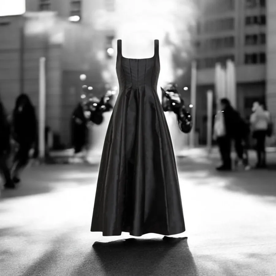 Sheike Karolina Midi Dress Black Size AU8, Original Price AU 249 - Photo 8 of 10