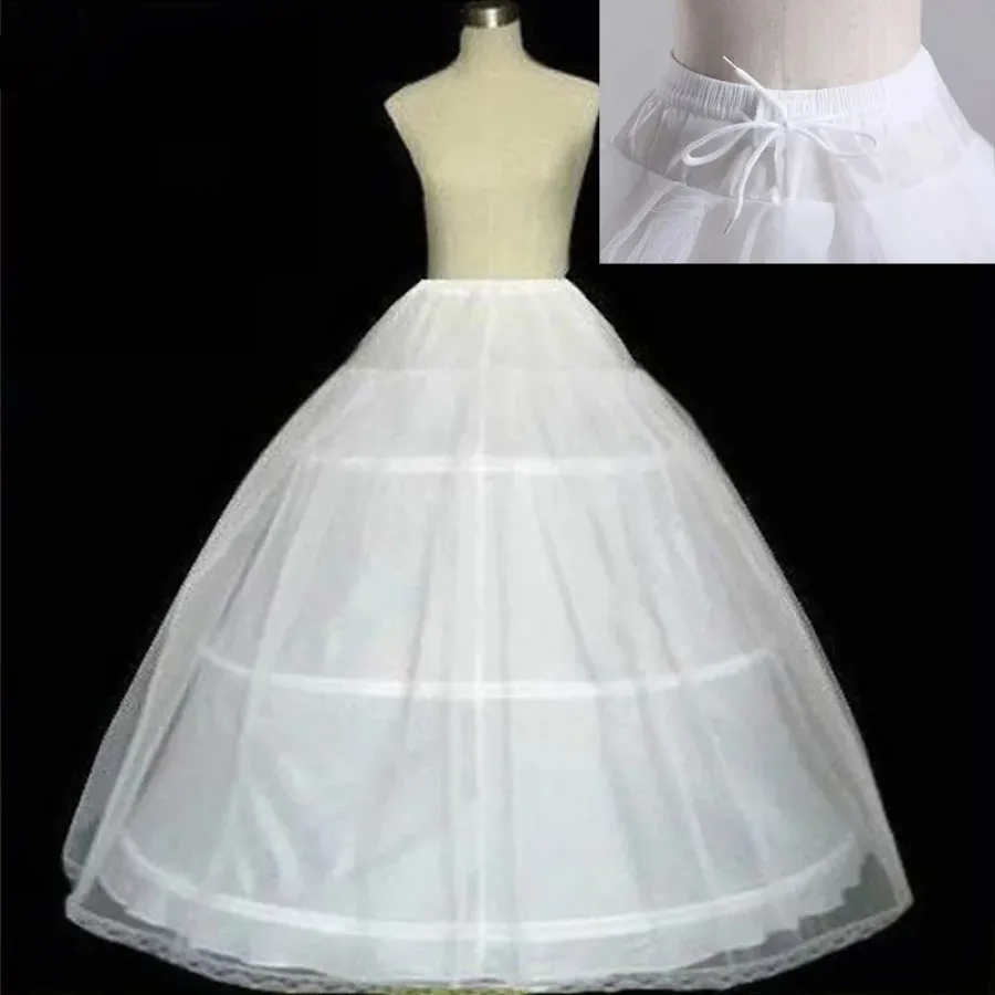 Bridal Wedding Petticoat Hoop Crinoline Prom Underskirt Fancy Skirt Slip Woman hoop skirt - Photo 2 of 5