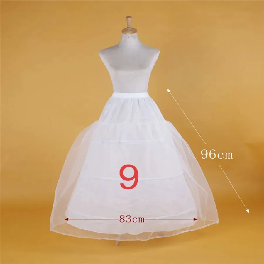 Bridal Wedding Petticoat Hoop Crinoline Prom Underskirt Fancy Skirt Slip Woman hoop skirt - Photo 3 of 5