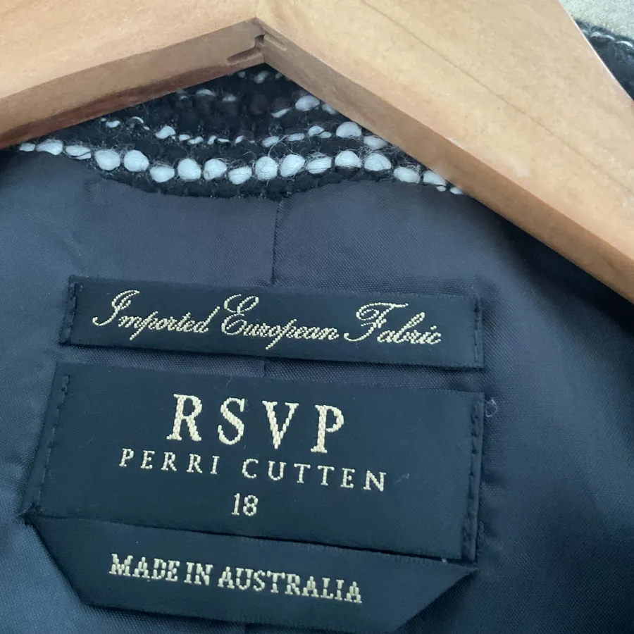 Black and white Wool Perri Cutten suit - Photo 5 of 5