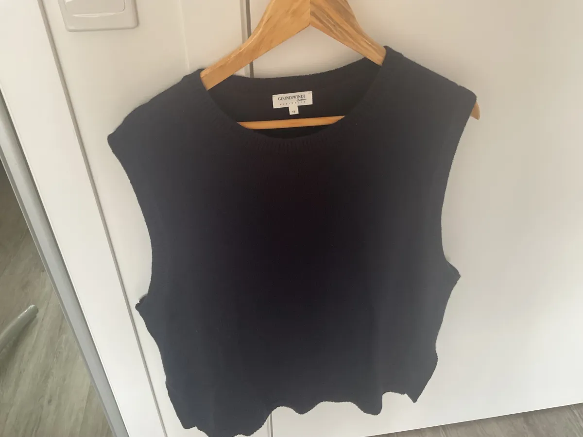 Women navy Gooniwindi cotton vest - Photo 3 of 4