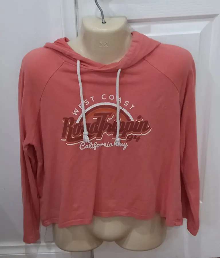 Women’s cropped jumper with hood- small - Photo 1 of 2