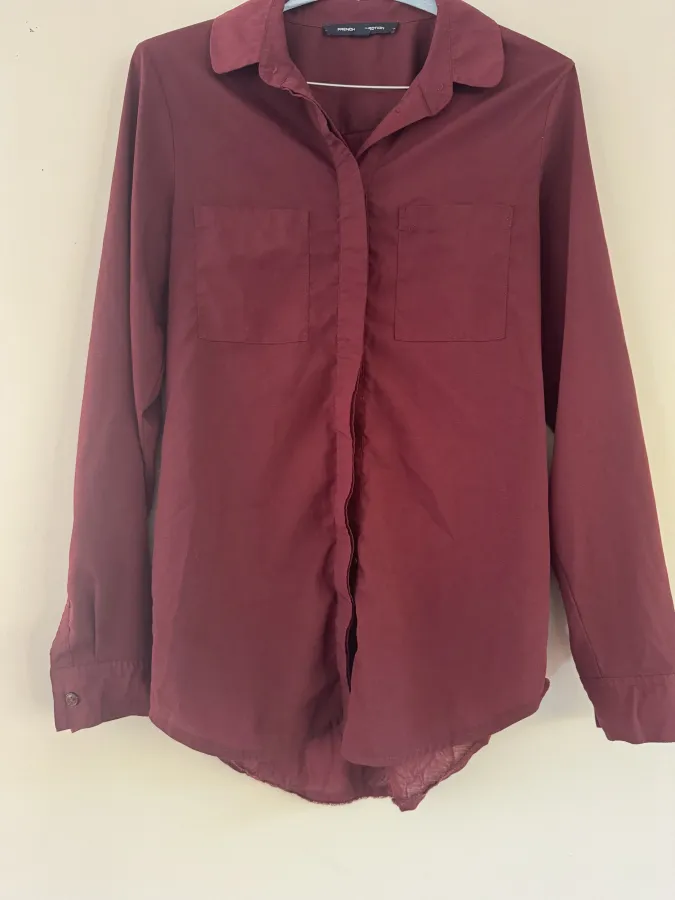 Burgundy Dress Shirt - Photo 1 of 4