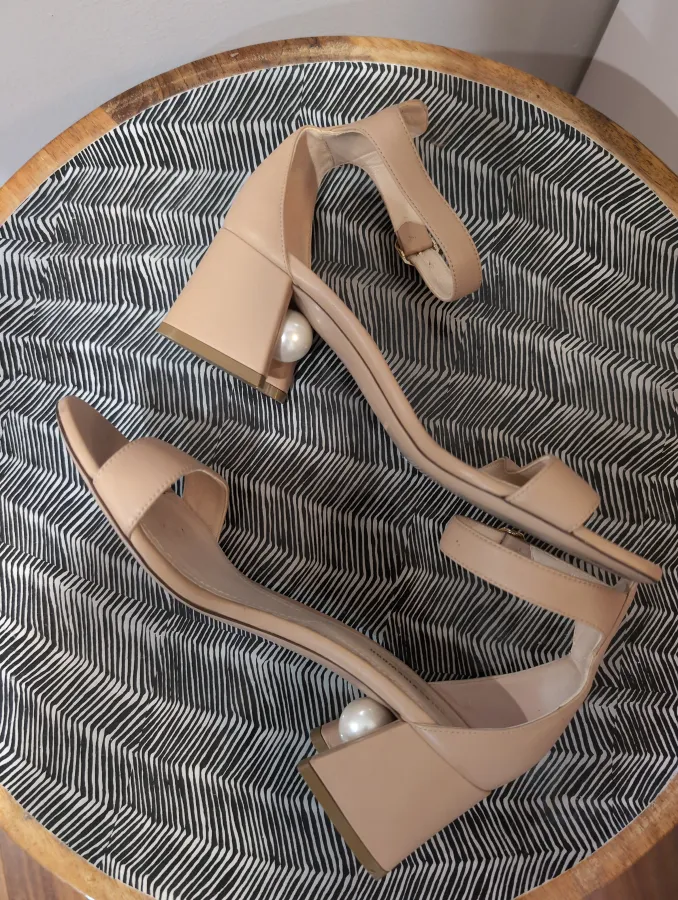 Nicholas Kirkwood Pearl Nude Sandal - Photo 4 of 6