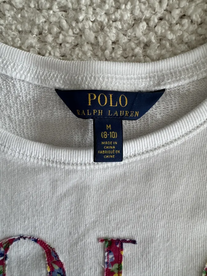 Girls size 8-10 Ralph Lauren long sleeved top - Photo 3 of 3