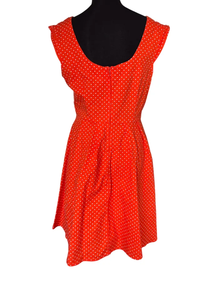 princess highway red polka dot dress linen - Photo 5 of 5