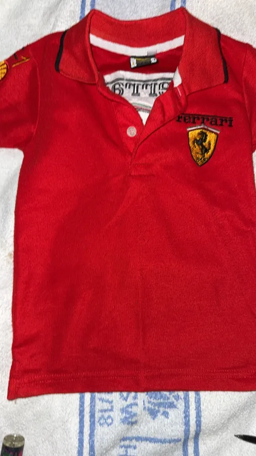 Ferrari kids polo tshirt offical gear - Photo 10 of 10