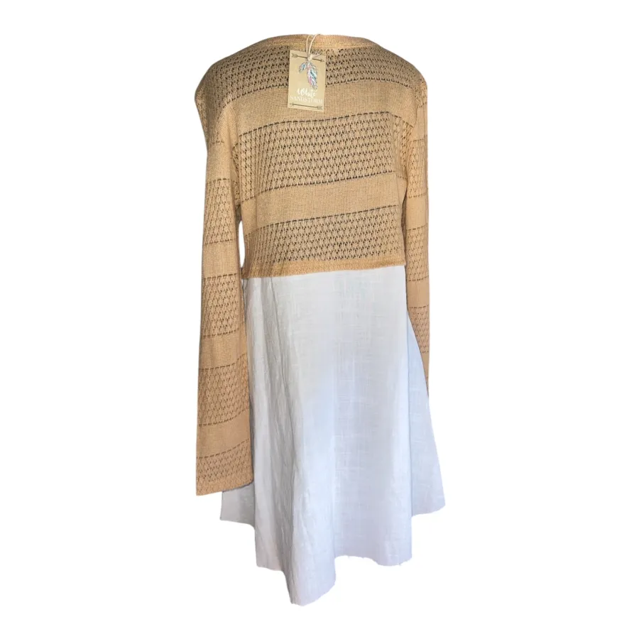 white sandstorm Knit Shirt L/Sleeve S - Photo 4 of 6
