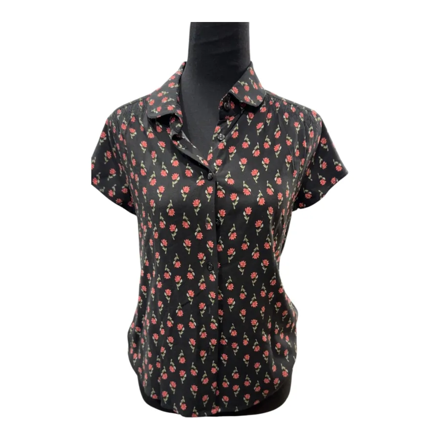 princess highway 10 blouse floral button up - Photo 1 of 5