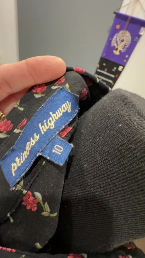 princess highway 10 blouse floral button up - Photo 5 of 5