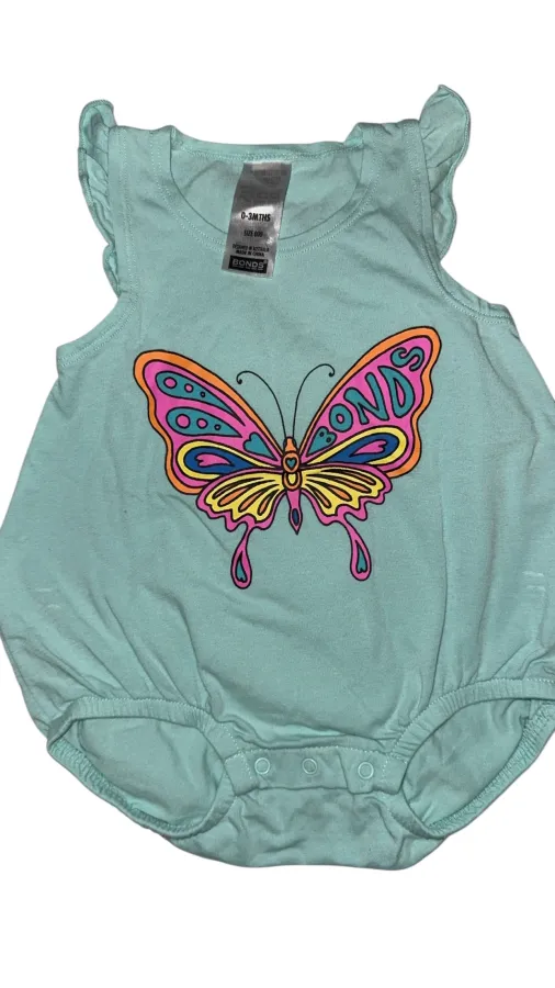 Bonds Bubble Onesies x 2 0-3mth baby girl - Photo 2 of 9