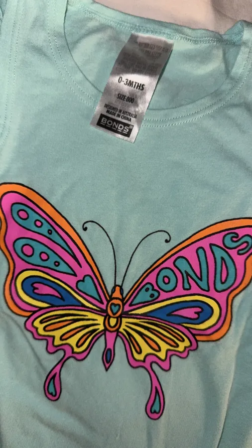 Bonds Bubble Onesies x 2 0-3mth baby girl - Photo 8 of 9