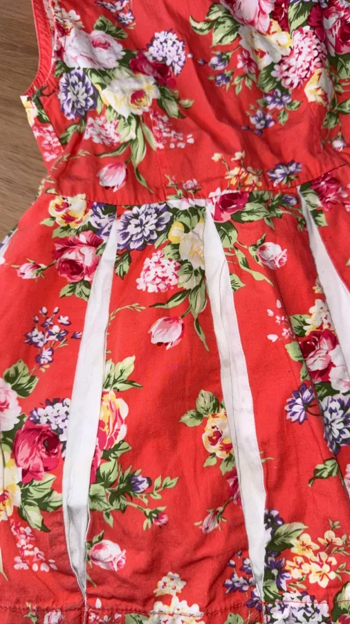 Ginger Snaos Girls pleated fit&flare floral   dress - Photo 2 of 5